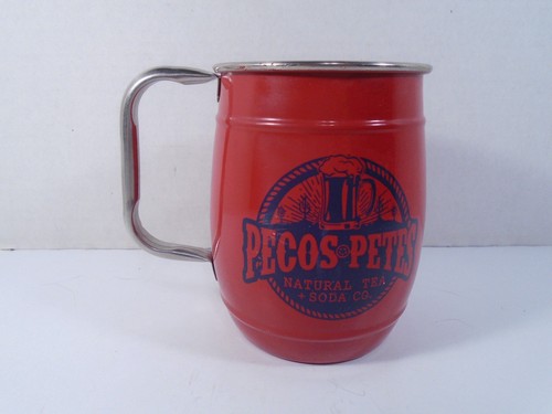 PECOS PETES NATURAL TEA + SODA CO--RED FAN EXPO DALLAS MUG (LOOK)
