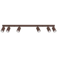 Deckenstrahler Aluminium Braun Schwenkbar BüRo GU10 L:117 Cm Deckenleuchte KüChe