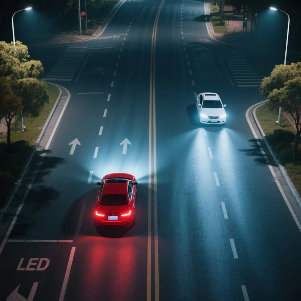 For Renault Duster 2013 2014 2015 2016 4x H1+H7 LED Headlight Hi/Lo Beam Bulbs - Image 2 of 4