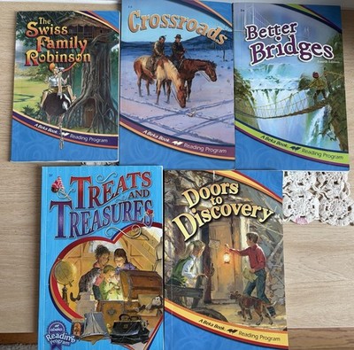 Abeka A Beka Book Grade 3 Third Grade Readers Homeschool Unschool LOT OF 5 BOOKS
