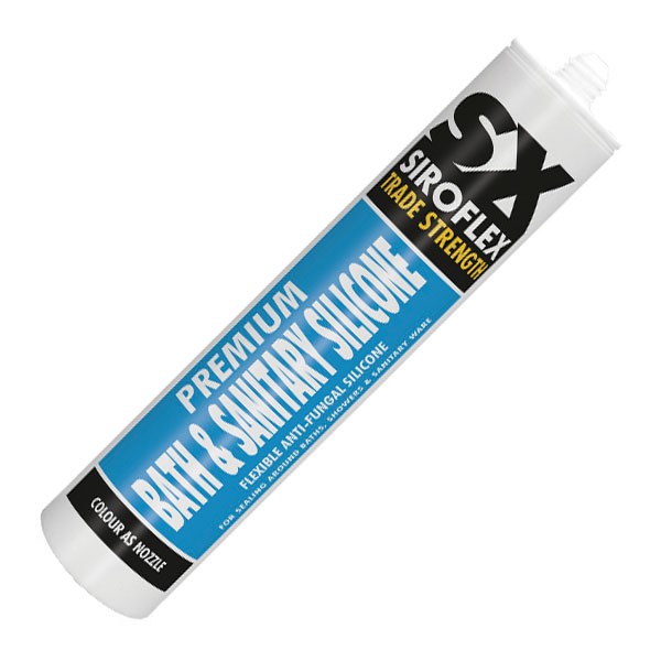 Siroflex Premium Bath & Sanitary Silicone White 310ml