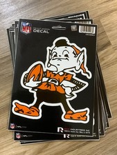 NFL Cleveland Browns 5" x 7" Vinyl Die-Cut Rico Decal - Car Window/Laptop