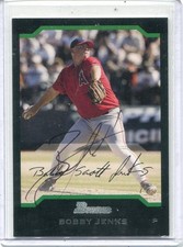 2004 Bowman Bobby Jenks Signed Card Autograph Angels White Sox Closer