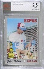 1970 Topps Coco Laboy Jose Laboy #238 BVG 2.5 1b4