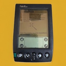 PALM III xe Handheld PDA with Stylus and Cover Tested Works