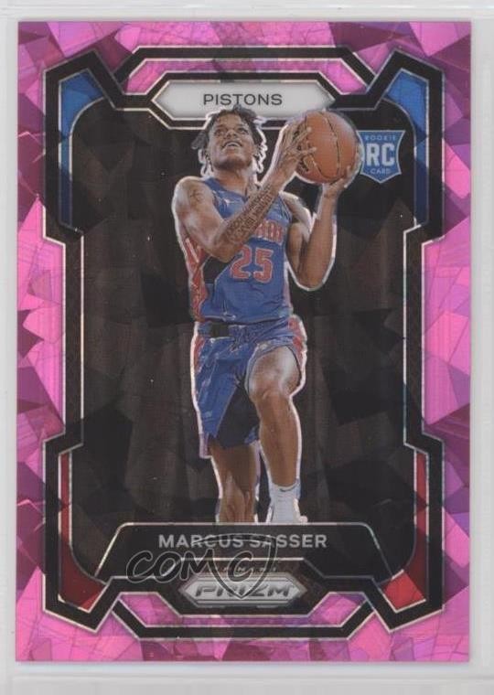 2023-24 Panini Prizm Pink Ice Prizm Marcus Sasser #174 1d0h