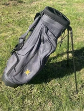 Ergonomix Lightweight Golf Carry /Stand Bag 4-Way Divider Blue (AT56)