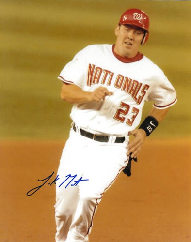 LUKE MONTZ WASHINGTON NATIONALS ACTION SIGNED 8x10 - Picture 1 of 1