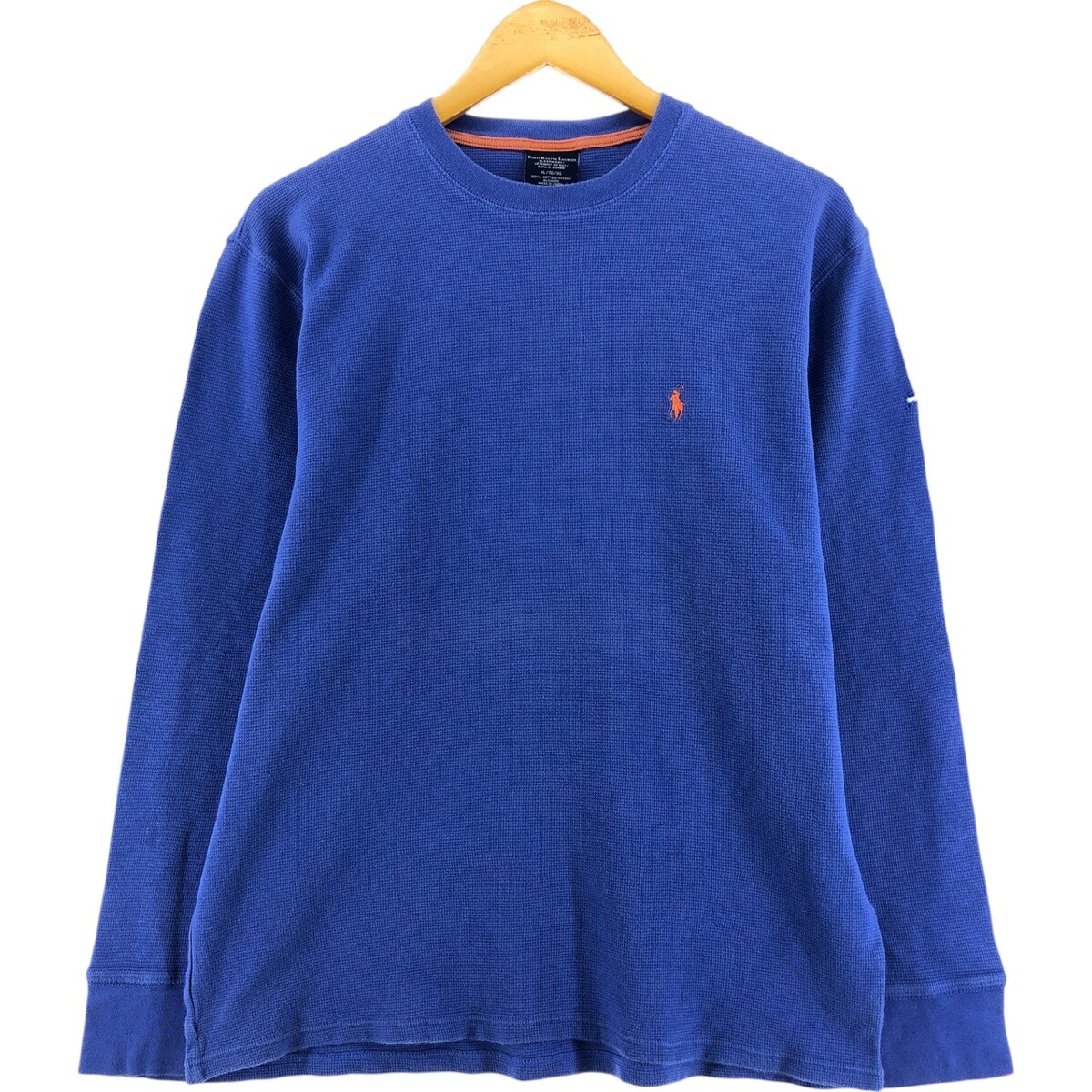 Ralph Lauren Men's Thermal Waffle Long Sleeve Sleepshirt Polo RL