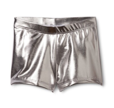Shorts, Metallic Shorts, Pewter Shorts, Shiny Booty Shorts, Dance