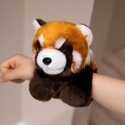 Red Panda Band Plush Toy 10'' Stuffed Animal Toddler Doll Gift for Kids