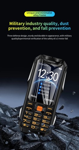GSM 2G Mobile Phones 4 SIM Cards Rugged Outdoor Big Battery Louder For Elderly - 第 10/25 張圖片