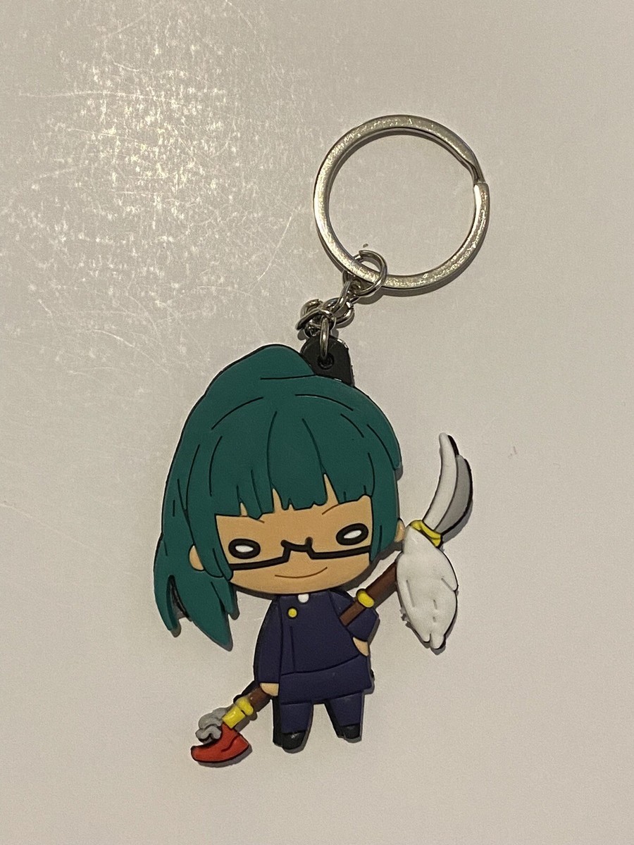 Jujutsu Kaisen Maki Zenin PVC Double Sided 3D Keyring Keychain