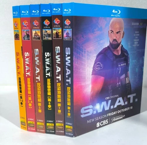 S.W.A.T. Season 1-8 (2024) 19-Discs New Box Set Sealed