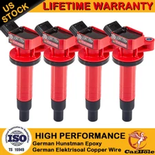 4 Pack High Peformance Ignition Coil For Toyota Corolla Matrix Chevy Prizm 1.8L