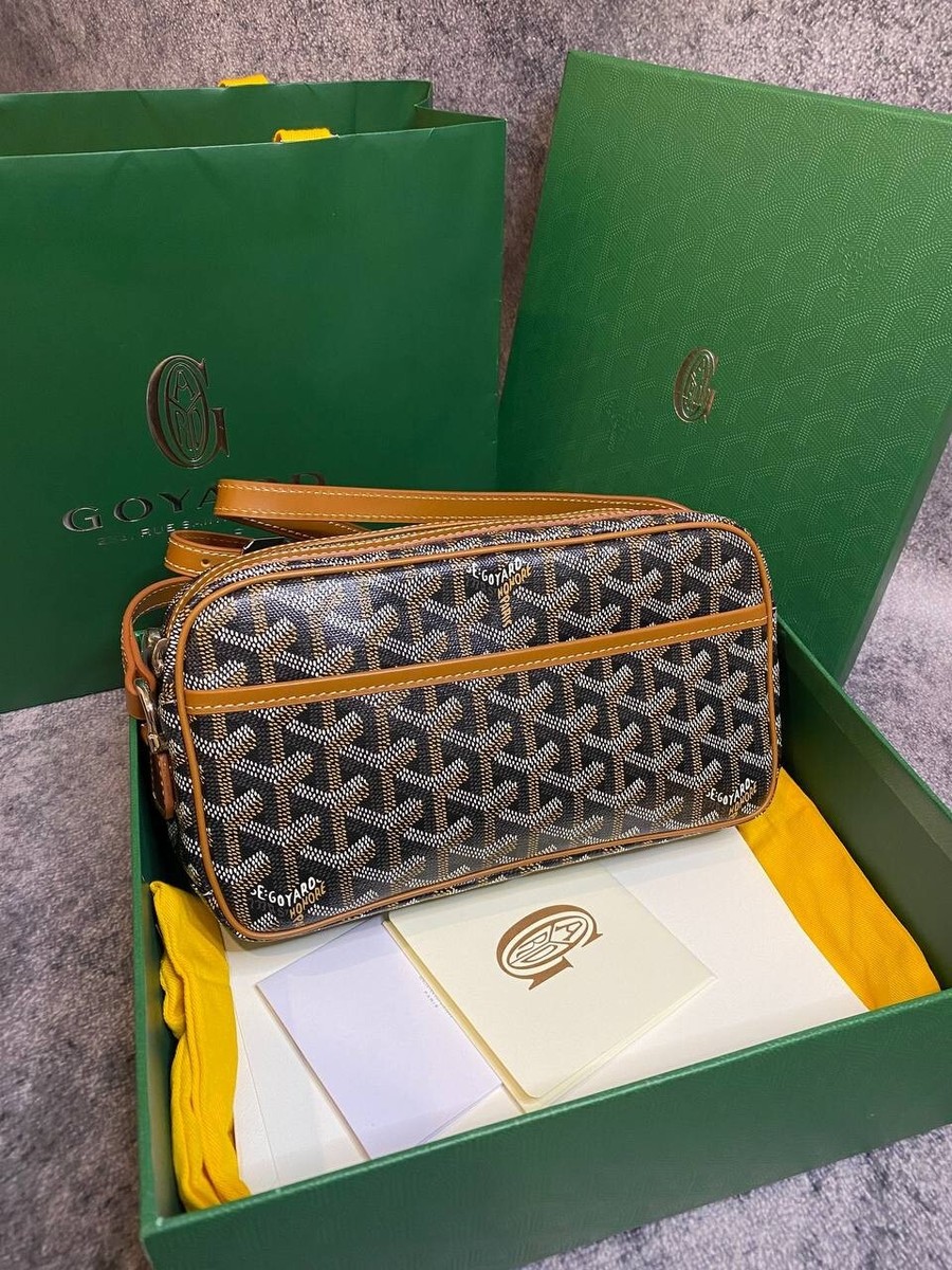 美品【GOYARD】イエロー キャンバス CAP-VERT ショルダーバック Goyard Goyardine Cap-Vert PM - Luxe Du Jour