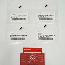 Genuine OEM Honda Access Window Visor Clip Plug Set Of4 JDM 08R04-S0A-0M014 NEW