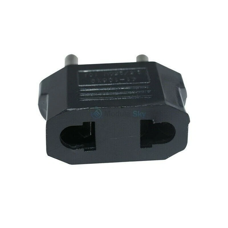 Adaptateur Secteur Prise Americaine US USA vers France Europe EU Eur FR voyage - Photo 3/3