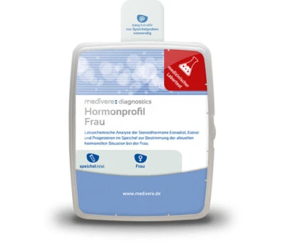 MEDIVERE DIAGNOSTICS Hormone Frau Speicheltest