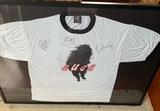 BUSH BAND FRAMED, GIANT TAG, T SHIRT GAVIN ROSSDALE  ALL MEMBER AUTOGRAPHED rare