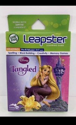 Leapster 2 * Disney TANGLED * Game NIP Reading 4-7 yrs Spelling Memory