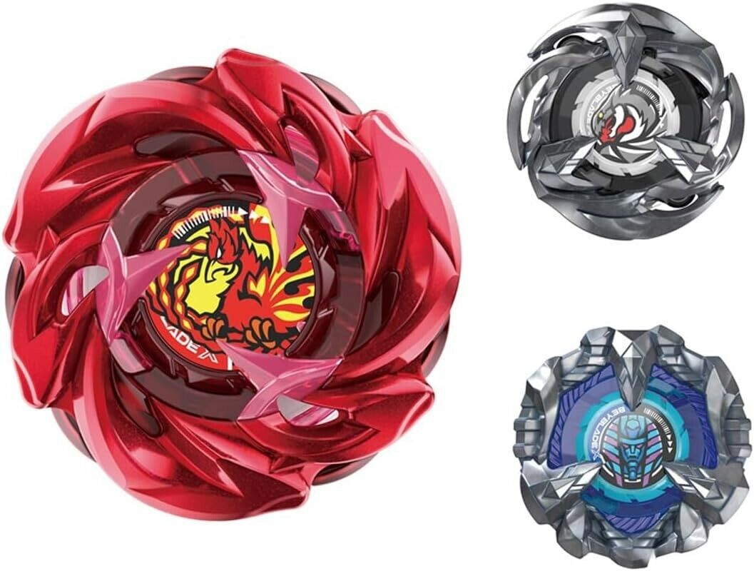 Beyblade X UX-06 Leon Crest 7-60GN UX-07 Phoenix Rudder Deck Beyblade X UX-06 Leon Crest 7-60GN UX-07 Phoenix Rudder Deck
