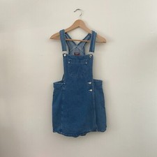 Vintage 90s/2000s Denim Overall Skort Women's L