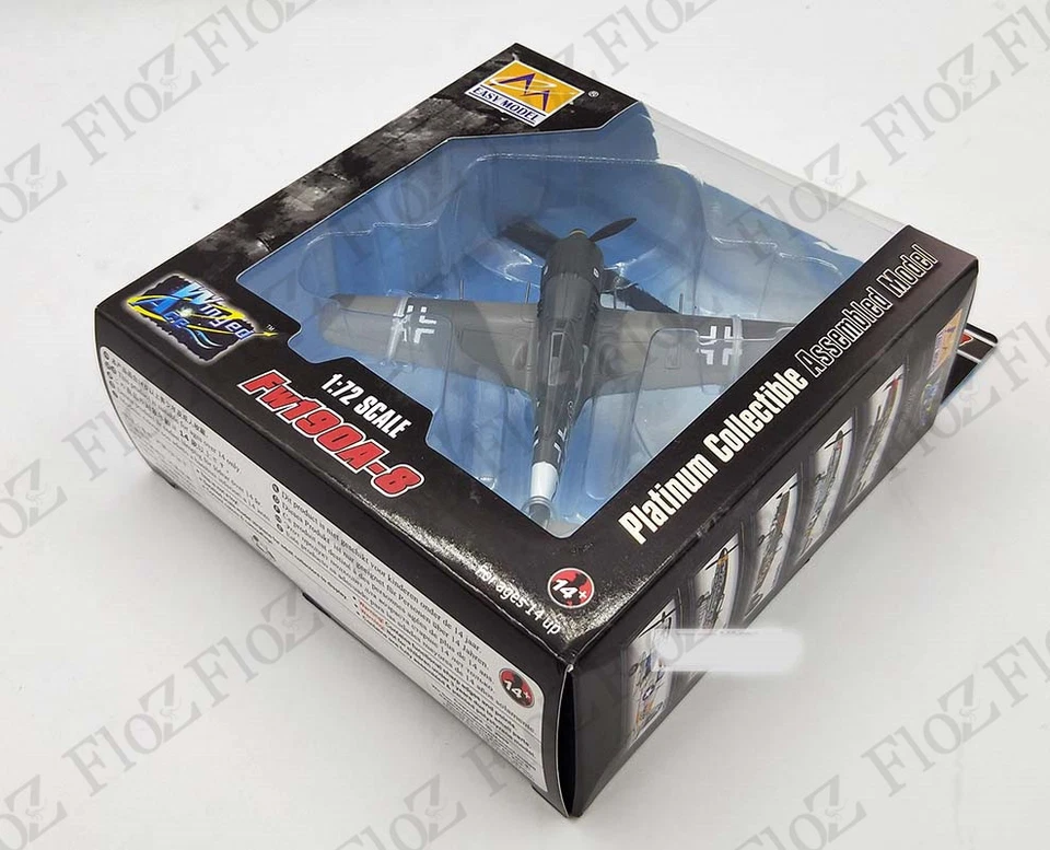 Fw190 A-8 Red 8 IV JG3 Uffz Willi Maximowitz 1944 1/72 finished plane Easy model - Image 3 of 4