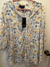 fdj french dressing jeans Printed Blouse Size 16