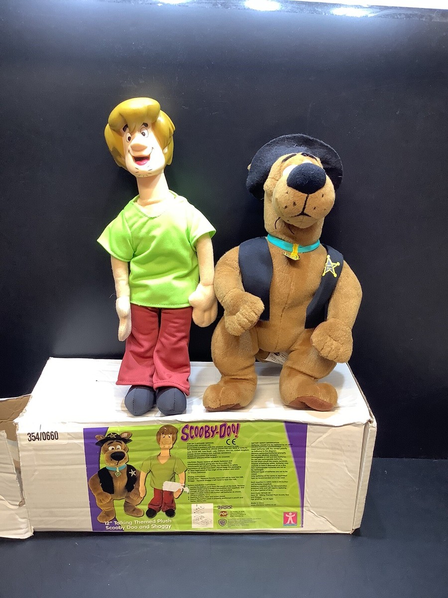 Scooby Doo Plush Soft Toy Shaggy X2 Collectable Rare Talking Large