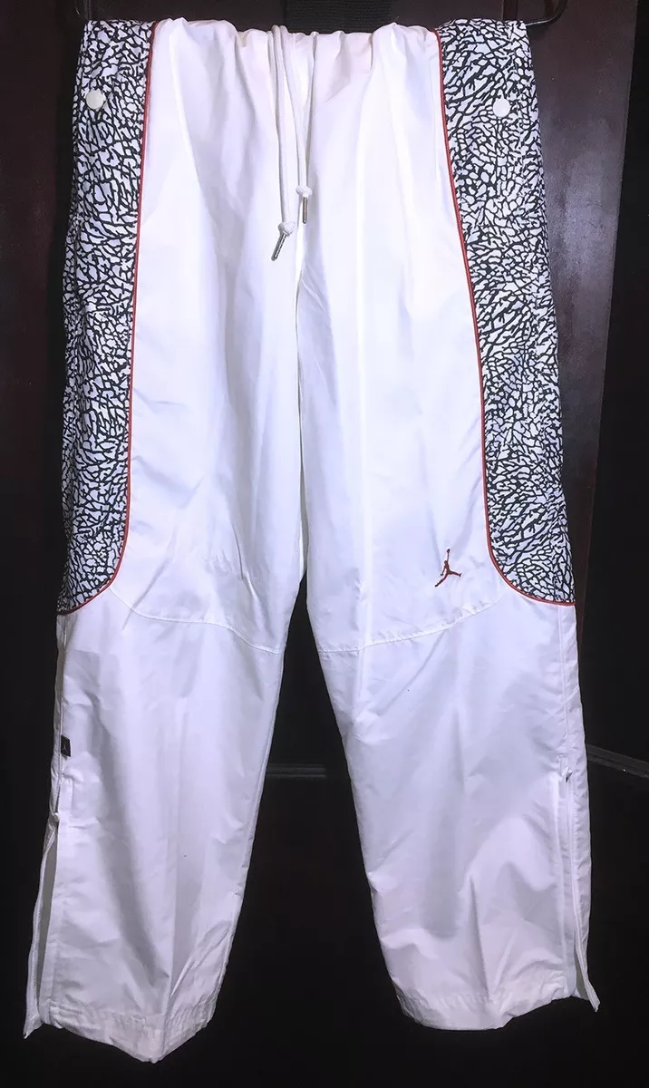 White warm up pants discount