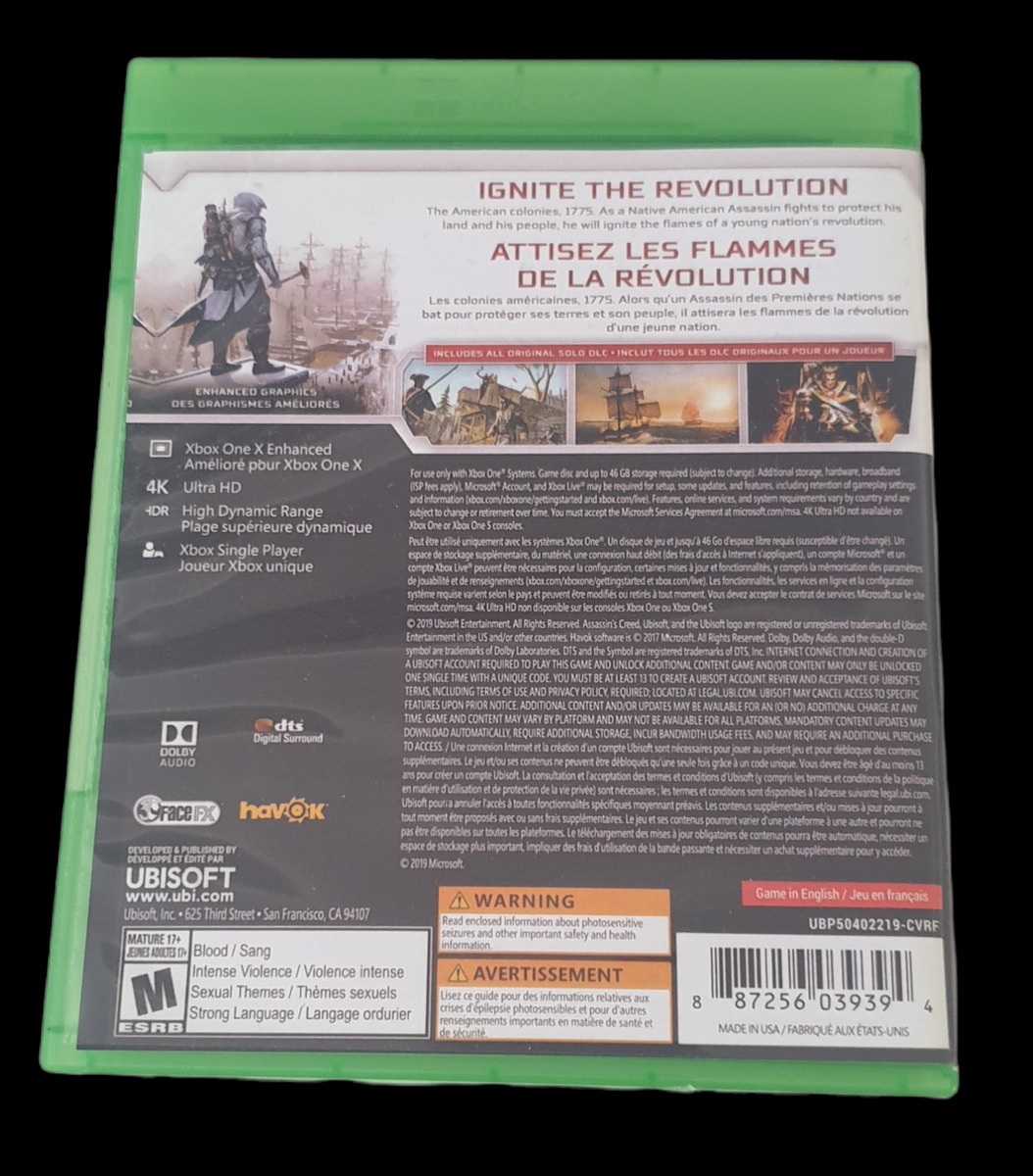 Assassin’s Creed Ill Remastered - Xbox One [Digital]