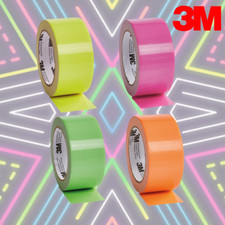 3M DUCT TAPE Neon Extra Strong - Different Colours, Safety Marking, Rave, Neon