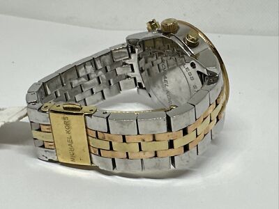 Michael Kors Ritz MK5650 Women Tri-Tone Stainless Steel Analog Dial Watch NUL55 Michael Kors Ritz MK5650 Women Tri-Tone Stainless Steel  main image 3