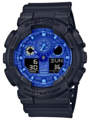 BRAND NEW Casio G-Shock PAISLEY BLUE Series Analog-Digiral Mens