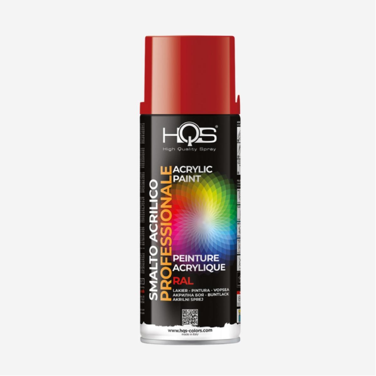 SPRAY RAL 3000 ROSSO FUOCO 0,4L - HQS COLORS