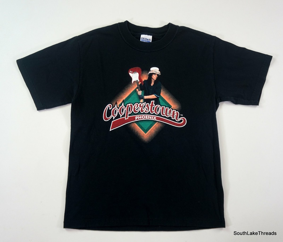 【VINTAGE】alice cooper半袖Tシャツ VINTAGE Alice Cooper Shirt Adult Small Black Cooperstown Phoenix