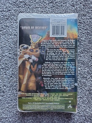 Power Rangers Time Force Dawn of Destiny Clamshell VHS Sealed | eBay