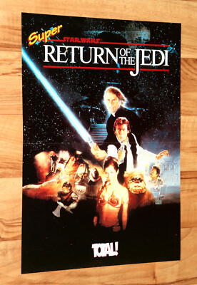 1994 Super Star Wars Return of the Jedi very rare small Poster