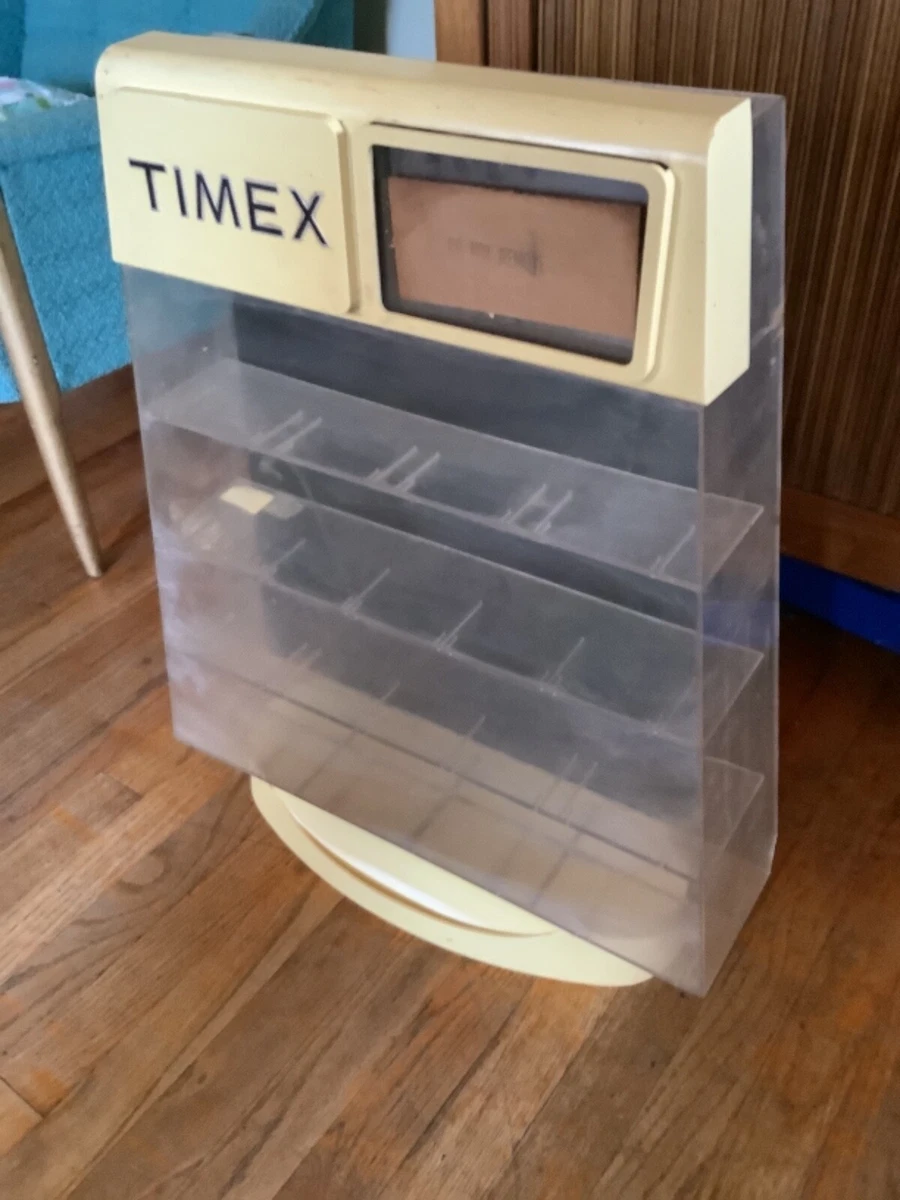Timex watch display case clearance