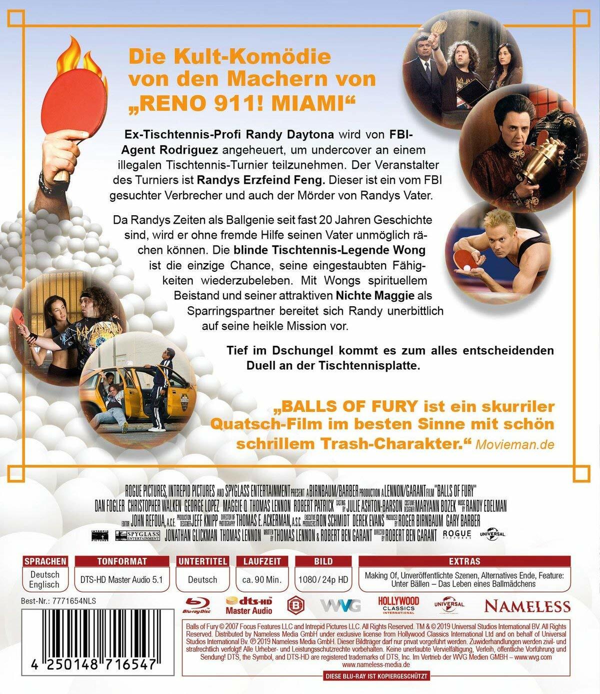 BALLS OF FURY WALKEN,CHRISTOPHER/TYLER,AISHA/+ BLURAY NEW eBay