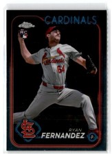 2024 TOPPS CHROME UPDATE RYAN FERNANDEZ RC ST. LOUIS CARDINALS #USC115