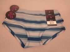 No Boundaries Blue Striped Nylon Hipster Size XS(1)- New (Lot Of 2).  (65)