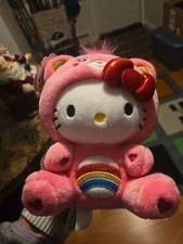 Hello Kitty Dressed As Cheer Bear 8" Fun-Size Plush - Soft, Huggable Bestie ...