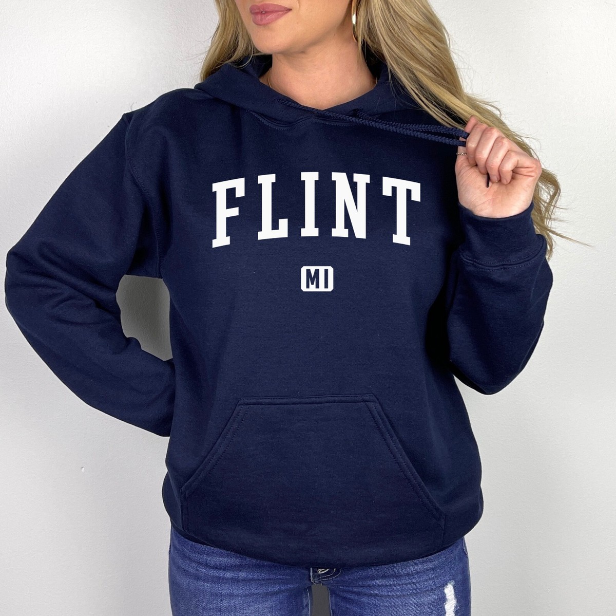 Flint Hoodie | Flint Michigan Classic Pullover Hoodie | Adult