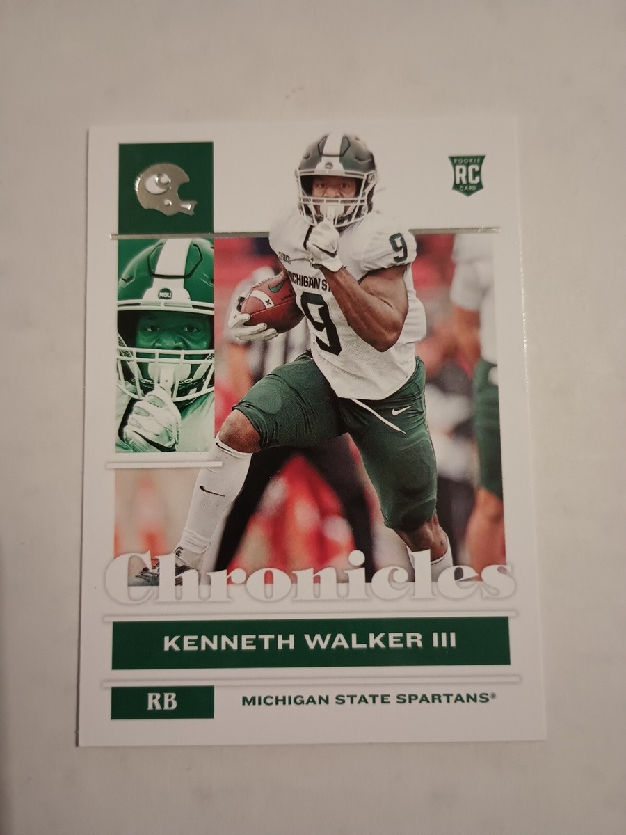 2022 KENNETH WALKER III K9 PANINI CHRONICLES #19 ROOKIE RC CARD