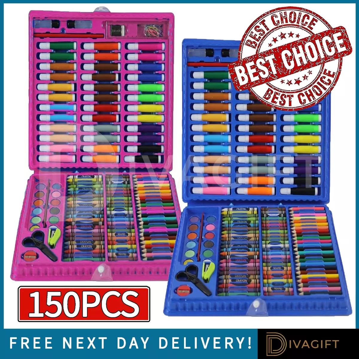 Drawing Kits for Kids 208pcs Art Set - Life Changing Products