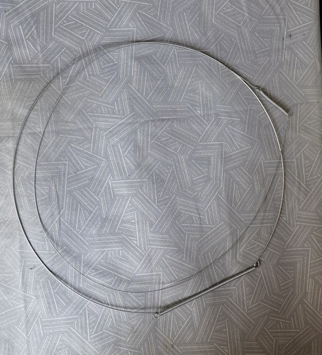 Hotpoint Türdichtung Halteklemmen vorne BHWM129UK1E BHWM129UK2 ein Paar