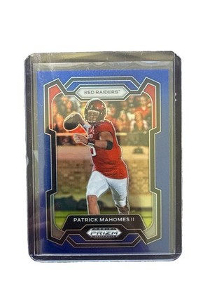 2024 Panini Prizm Draft Picks Patrick Mahomes II #61 Blue Prizm /199