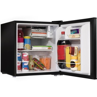 Small Compact Refrigerator 1.7 Cu ft One Door Mini Fridge For Dorm Office Black